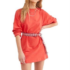 Free People, Magnolia Dolman Mini Dress in Poppy